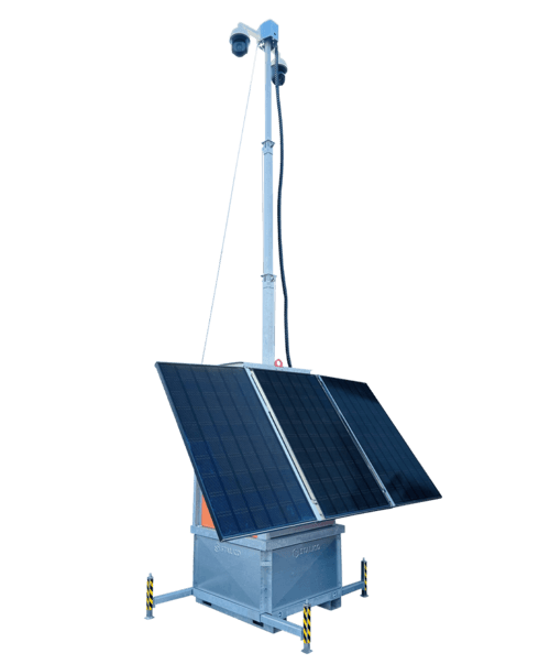 Mobile Videoüberwachung - Solar/Brennstoffzelle mieten in Münster