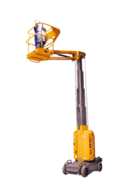 9m - 12m Vertikalmastbühnen mieten