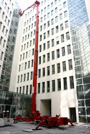 > 43m Gelenkteleskopbühne Elektro mieten
