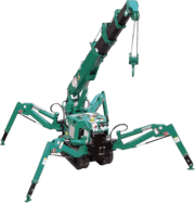 Miniraupenkrane mit Bedienpersonal mieten